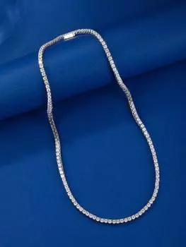 Ряд бриллиантовых ожерелий излучает чувство темперамента, а богиня сияет и сверкает вокруг стерлингового серебра 925 пробы 2024 года.