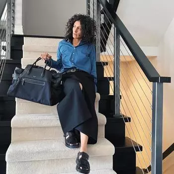 Ряд и новая женская сумка Margaux17 нейлоновая кожаная сумка большой емкости повседневная сумка-тоут 45x24x32cm бездна