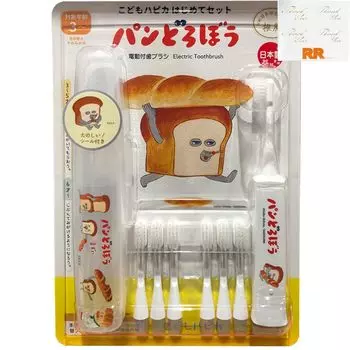 RR Hapika First Set Electric Toothbrush Children s Children s (Pan Robo)