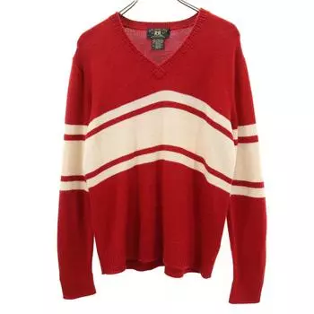 RRL 90s Old initial tag red 3 stars Long sleeve sweater Men s Used