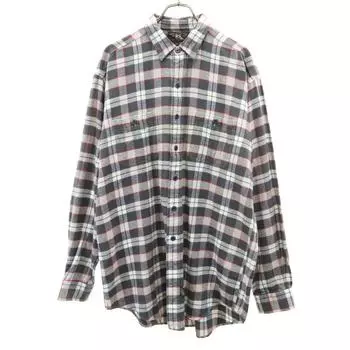 RRL 90s Red 3 Stars Old Initial Tag check Long sleeve shirt RALPH LAUREN Men s Used