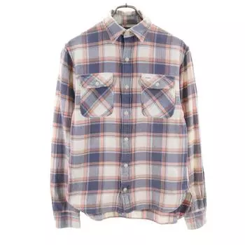 RRL Check Pattern Long sleeve shirt XS RALPH LAUREN Men s Used
