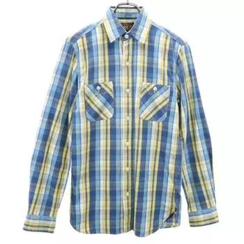 RRL Long sleeve Check shirt XS Blue Men s Used