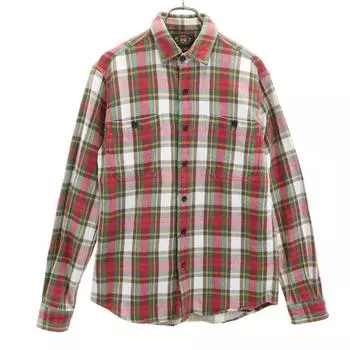 RRL Made by Impact 21 Check Pattern Long sleeve shirt M RALPH LAUREN Men s Used