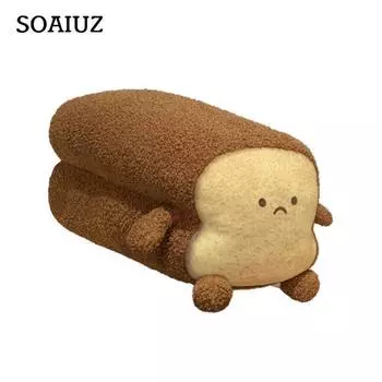 RRSC Мягкий тост ломтик хлеба Дизайн Плюшевая игрушка Диван Спальня Подушка для сна Декор S жёлтый