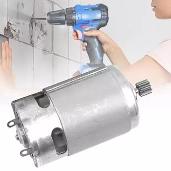 RS550 10,8 В-25 В Профессиональная электрическая дрель Мотор 9 зубов Высокоэффективные аксессуары Компактный постоянный ток 1