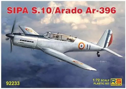RS Model French Air Force SIPA Arado Ar396 Plastic Model 92233 1/72 S.10 /