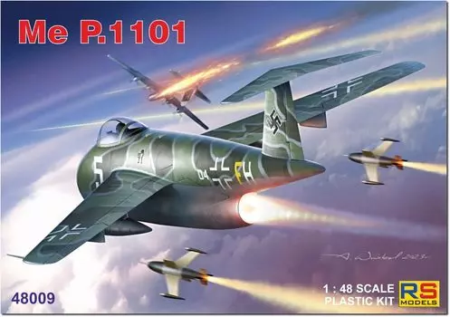 RS Model Немецкий Мессершмитт JG51 1946 Пластиковая Модель 48009 1/48 P.1101