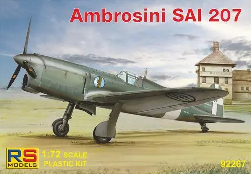 RS Model Luftwaffe Ambrosini Пластиковая модель 92267 Литье Цвет 1/72 SAI.207