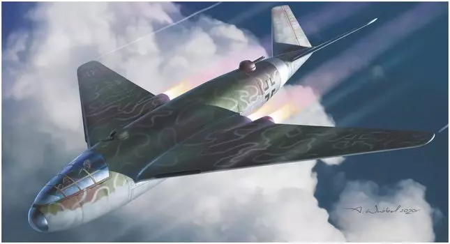 RS Model Luftwaffe Messerschmitt Me Long Range Jet Bomber KG54 1946 Plastic Model 92261 1/72 P.1107