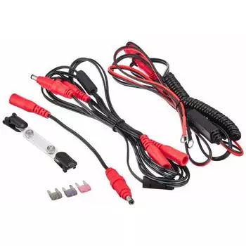 RS TAICHI Мотоциклетный осенне-зимний электрический обогреватель для подключения аккумулятора транспортного средства Обогреватель ветрозащитный защита от холода e-HEAT 12 В Комплект кабелей для транспортного средства RSP041