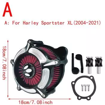 RSD мотоциклетный очиститель воздуха с ЧПУ, фильтр на впуске для Harley Sportster Dyna Softail Touring Street Glide Road King Blue Filter A