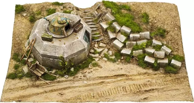 RT Diorama Diorama Base French Field Position Diorama Scene Model Kit RTD35312 1/35