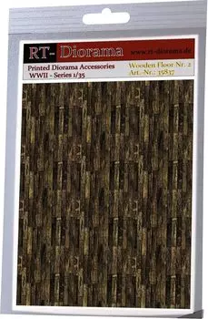 RT Diorama Print Accessory Wooden Floor 2 Miniature Accessory RTD35837 1/35 No. (Scenery)