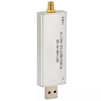 RTL SDR Блог V3 R820T2 TCXO Приемник Профессиональный SMA Программно-определяемый радиоприемник Приемник