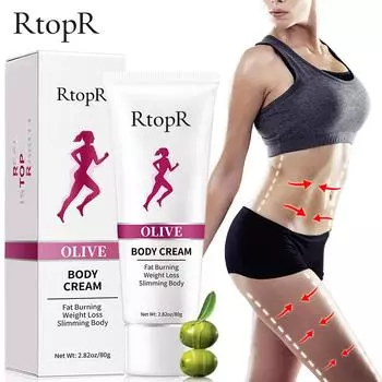 RtopR Укрепляющий крем для тела с оливковым маслом Подтягивает ослабленную кожу Уменьшает отечность Уменьшает отечность Создает красивый изгиб Укрепляет целлюлит Уход за кожей тела
