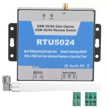 RTU5024 GSM контроллер доступа для мобильного телефона, переключатель дистанционного управления, SMS-управление дверью синий