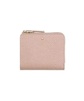 ru Кошелек L Zipper Wallet Magenta 481686 Light Beige [LANVIN Bleu] Bi-fold [Новая модель] Женский