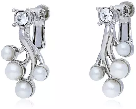 ru Petit Soiree Petit Pearl Earrings LAPE0672 XW [Lanvin Bleu] белый