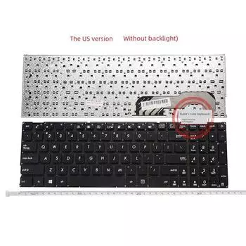 Ru/SP for ASUS S3060 Keyboard X541 NC/Na/SC/Sa/La/LJ K541/U/UA/UV/Uj (Applicable) (Black) [New]] Official standard