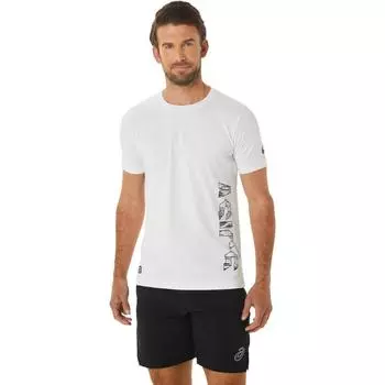 Рубашка ASICS из сухого хлопка с коротким рукавом 2101A173.100 B белая M