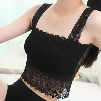 Рубашка без рукавов с кружевными ромбическими бретелями, жилет, блузка, укороченные топы белый