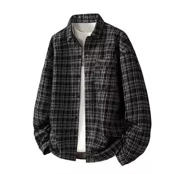 Рубашка большого размера Мужской вязаный кардиган с цветочной текстурой Рубашка 8XL