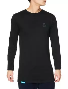 Рубашка Colantotte Resno MAGNE Recovery, длинная, черная, размер L, длина 750 x ширина 485 x ширина подола 485 x длина рукава 560 (ок.) (мм) чёрный