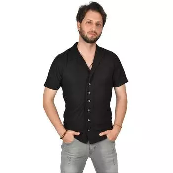 Рубашка DeepSEA Slim Fit из чесаного хлопка и лайкры 2400449