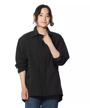 Рубашка для активного отдыха TAKIBI Light Ripstop Shirt Black [Snow Peak] L/S чёрный