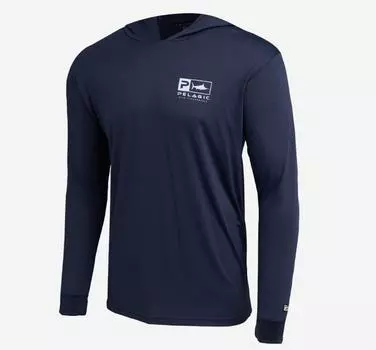 Рубашка для рыбалки Pelagic 1015 с капюшоном AquaTek Goione Sailfish NVY Размер XL (0810