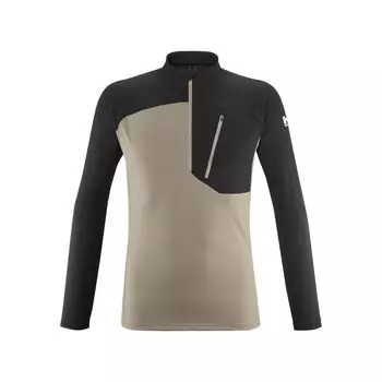 Рубашка для скалолазания Morpho Zip с длинным рукавом MORPHO ZIP LS M НОВАЯ [Millet] мужская LOGO_DORITE/BLACK