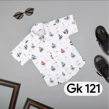 Рубашка для вечеринок для малышей и мальчиков с принтом 1-2 YEARS белый