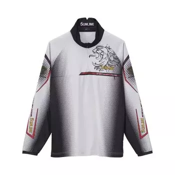 Рубашка Fishing Gear PRODRY светло-серая [Sunline] (Длинный рукав) Мужской светло-серый