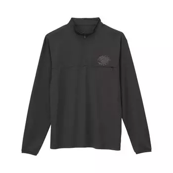 Рубашка Fishing Gear Shishi Zip черная [Sunline] (Длинный рукав) Мужской чёрный