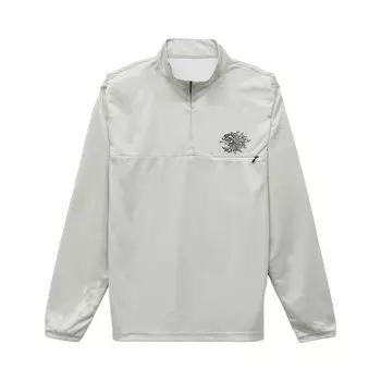 Рубашка Fishing Gear Shishi Zip светло-серая [Sunline] (Длинный рукав) Мужской светло-серый