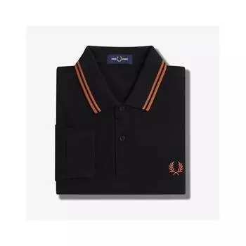 Рубашка Fred Perry с длинным рукавом Twin Tip Black Marmalade Afpm2433636 W96 S
