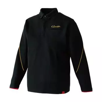 Рубашка Gamakatsu Fishing с длинным рукавом GM3731 черная L чёрный