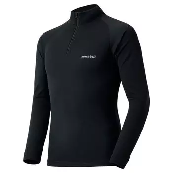 Рубашка Geoline High Neck Black [Montbell] MW. (Средней толщины) Мужской (BK) #1107706 (L) чёрный