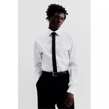 Рубашка HM slim fit белая XS
