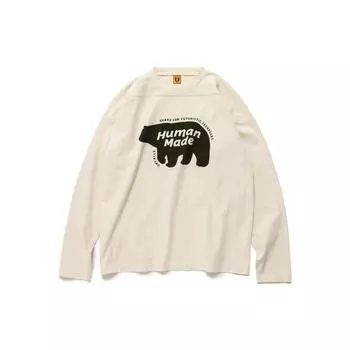 Рубашка Human Made BMX L/S Бежевая мужская уличная одежда HM24CS010 L