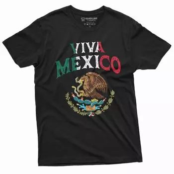 Рубашка Independent de Mexico Мексиканская патриотическая рубашка Viva Mexico Мексиканская рубашка Футболка унисекс S