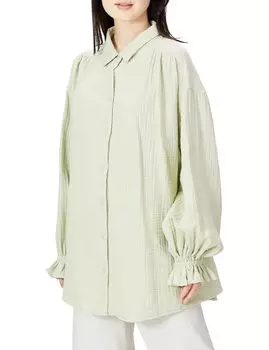 Рубашка из марли PWFT224240 GRN F [Gelato Pique] Средняя длина для женщин зелёный
