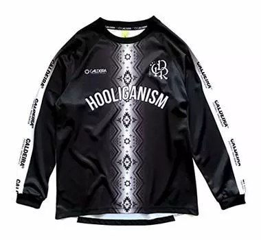 Рубашка из пластика CALDEIRA с длинным рукавом ORTEGA HEADS черная S #9031