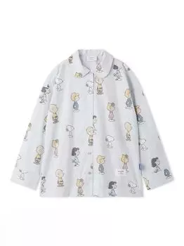 Рубашка из ткани с арахисом PWFT251200 BLU F [Gelato Pique] Женская синий