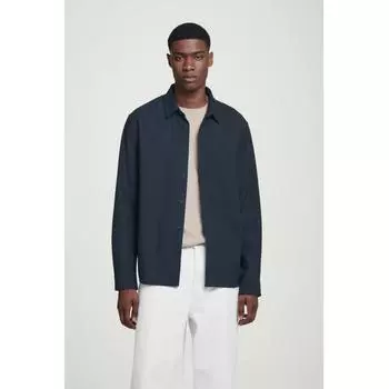 Рубашка из твила Cos Japan Relaxed navy/XS