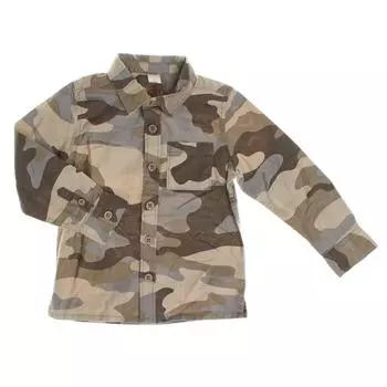 Рубашка камуфляжная с длинным рукавом 486055 мальчик 12-18 MESES коричневый