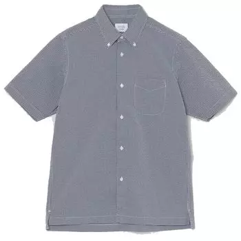 Рубашка Mackintosh Philosophy Trotter Square Button Down с коротким рукавом в клетку H1M59329 в клетку 25 42