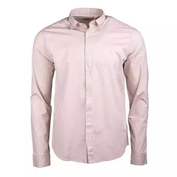 Рубашка мужская однотонная розовая DEELUXE 74 XXXL бежевый