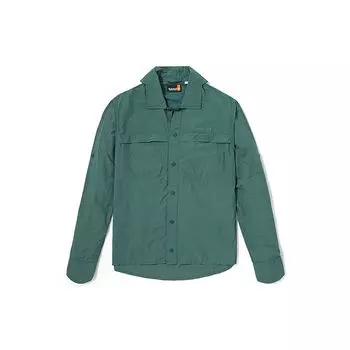 Рубашка мужская Timberland SS24 Solid Color UV Protection Sun Shirt Blue-Green A5XKU-CL6 M